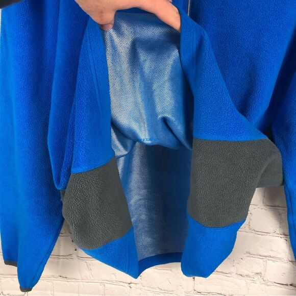 Columbia Blue Basin Half Zip Fleece Men's Sz Large - Picture 4 of 8